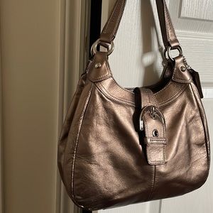 Coach leather handbag